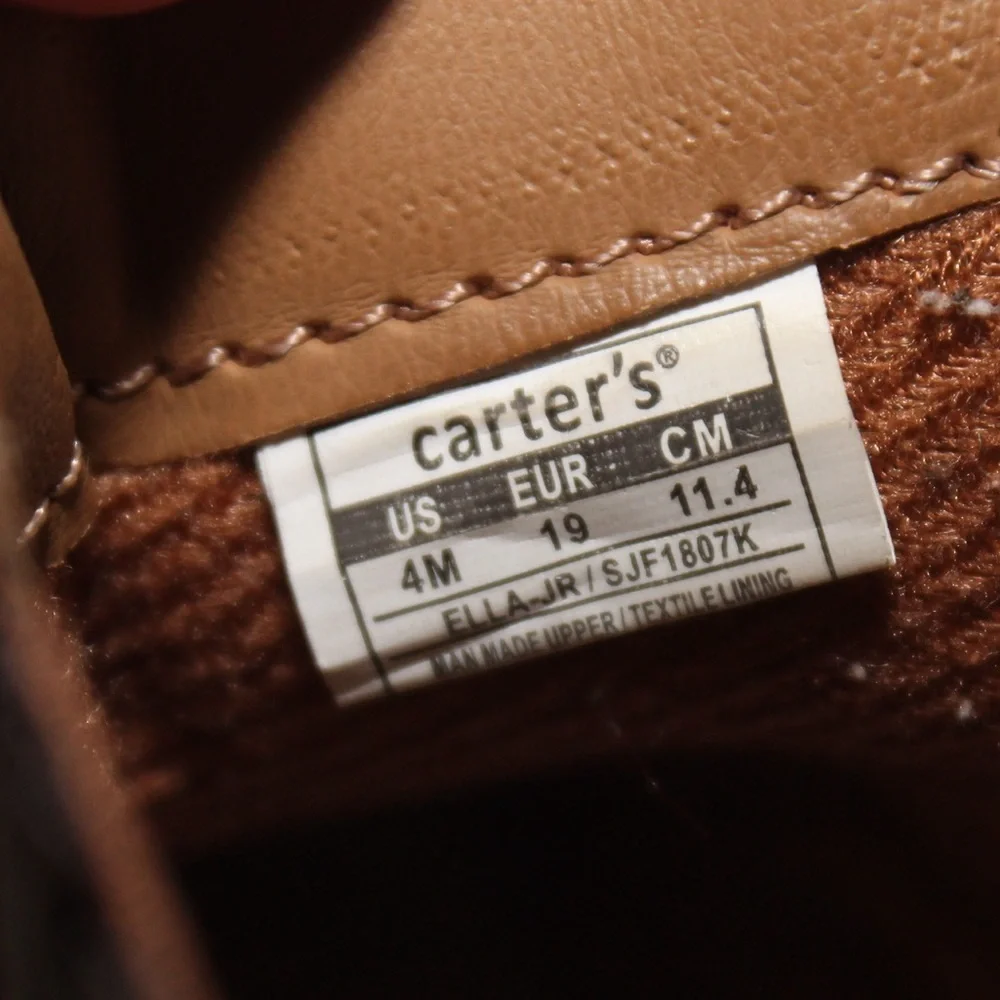 Simple Joys by Carter's Girl's Ella Chelsea Bootie Fashion Toddler Size 5 Bronze - Picture 6 of 8